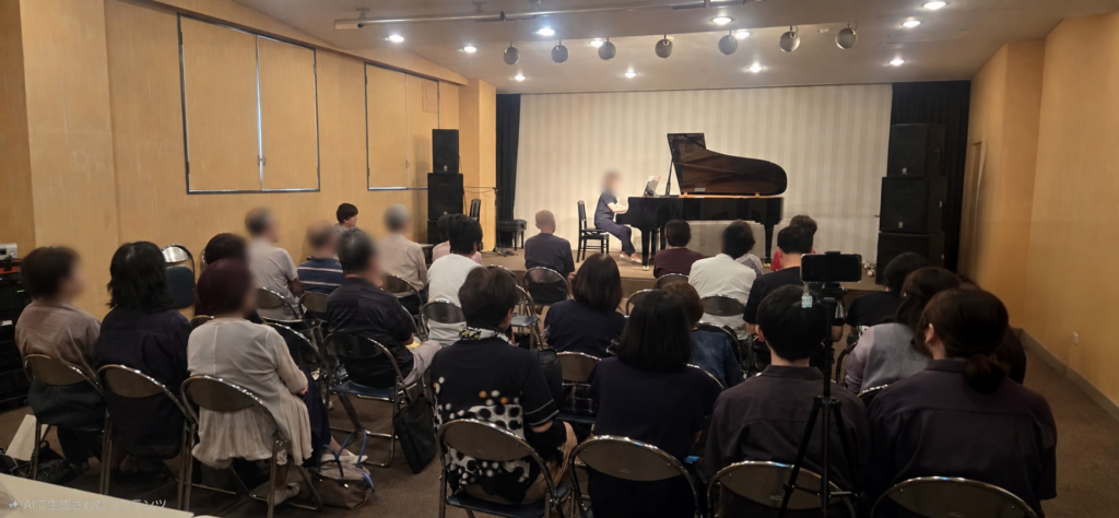 第６回ポピュラーピアノフェスティバルの様子